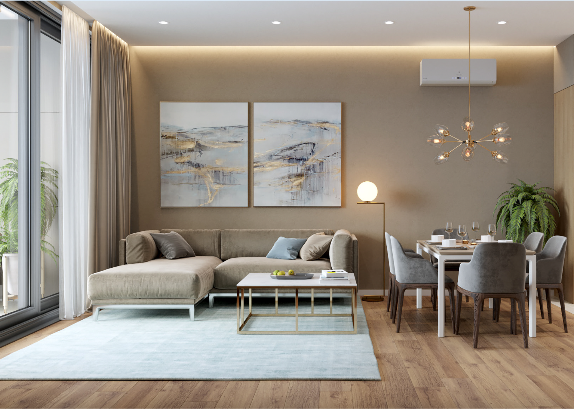 Neapolis II, living room